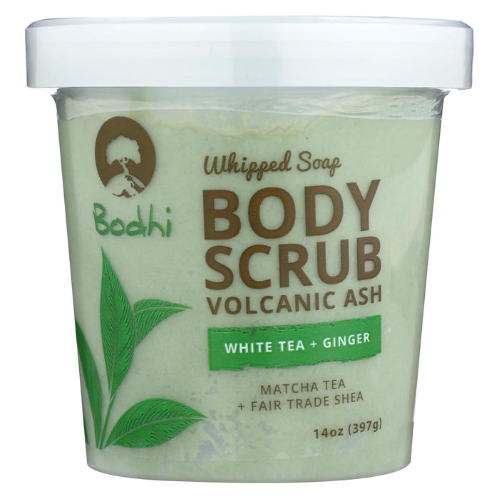 Bodhi White Tea and Ginger Exfoliating Body Scrub, 14 Oz.