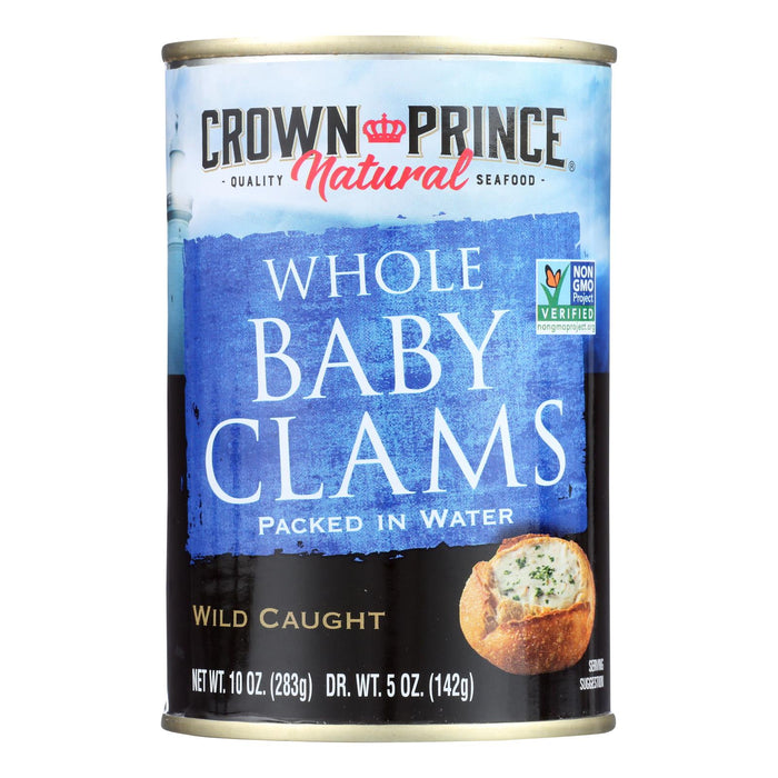 Crown Prince Boiled Baby Clams, 10 Oz., Pack of 12