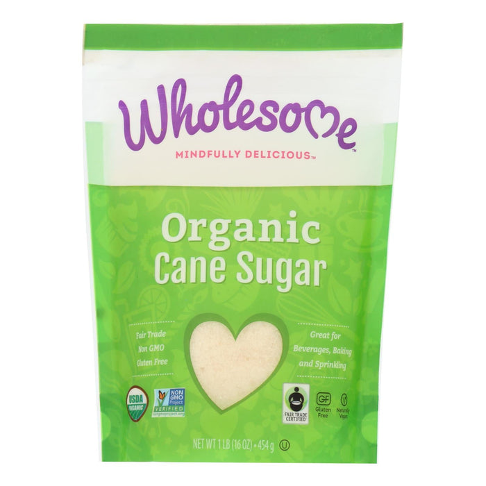 Wholesome Sweeteners Organic Unrefined Cane Sugar, 12 Lbs
