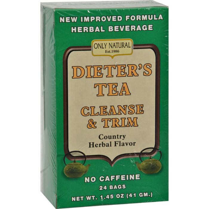 Only Natural Dieter's Tea Cleanse and Trim Country Herbal Tea Bags (Pack of 24)