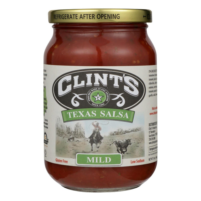 Clint's Mild Mexican Salsa, Pack of 6 - 16 Oz. Bottles