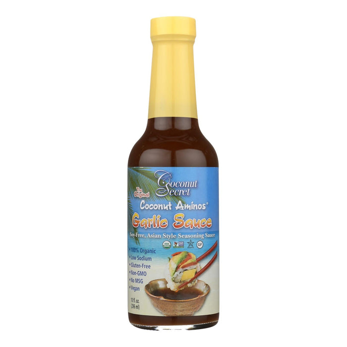 Coconut Secret Coconut Aminos Garlic Sauce, 10 Fl Oz (Pack of 12)