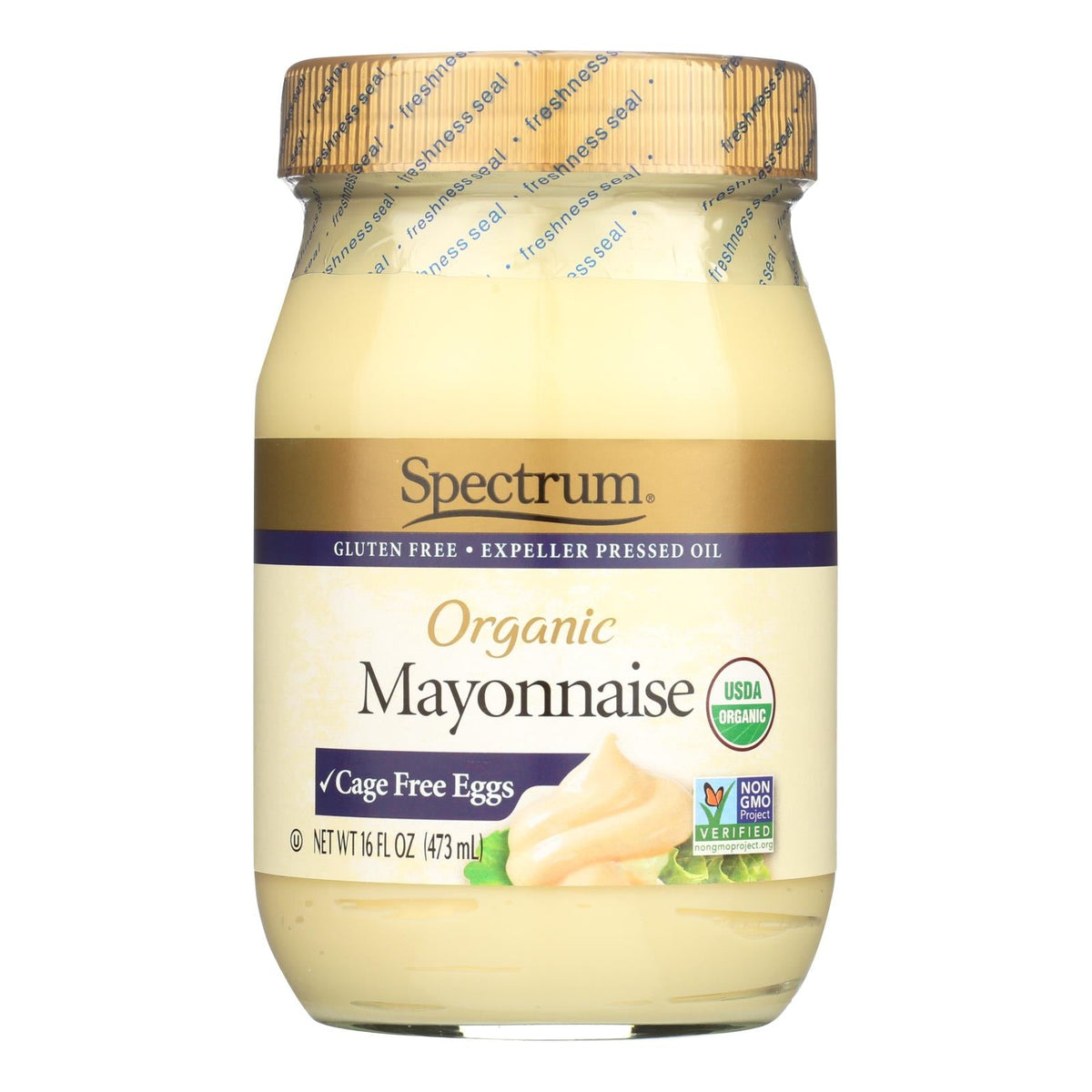 Organic Cage-Free Egg Mayonnaise by Spectrum Naturals (Pack of 12 - 16 ...