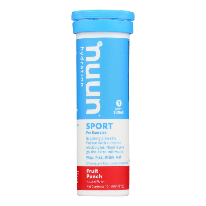 Nuun Active Fruit Punch Hydration Drink Tablets (Pack of 8 - 10 Tablets)