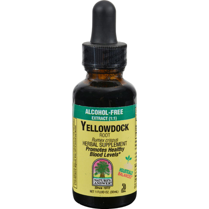 Nature's Answer Yellowdock Root Extract, 1 Fluid Ounce
