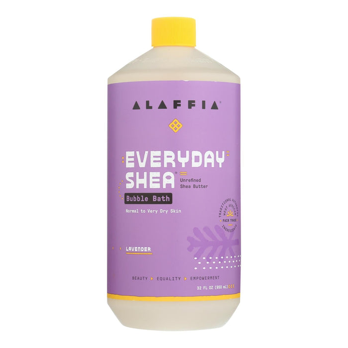 Alaffia Everyday Lavender Bubble Bath, 32 Fl Oz