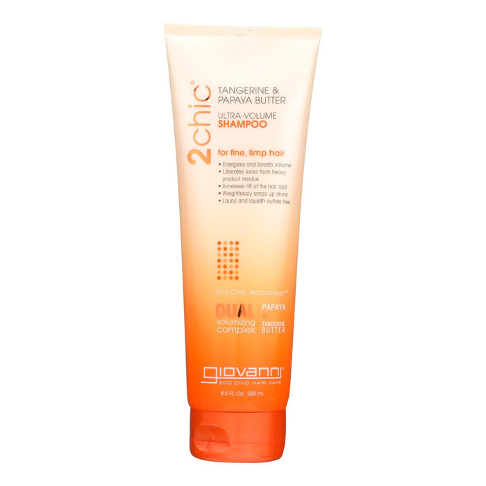 Giovanni 2chic Ultra-Volume Tangerine & Papaya Butter Shampoo (8.5 Fl Oz)