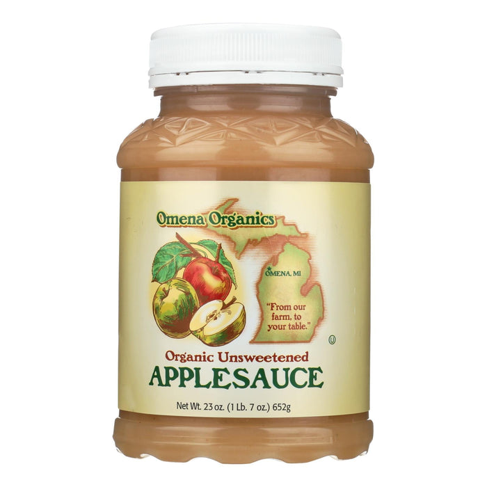Organic Omena Organics Unsweetened Apple Sauce - 12 Pack