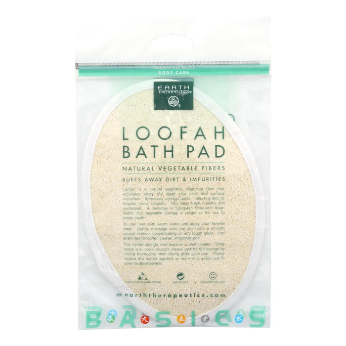 Earth Therapeutics Natural Fiber Loofah Bath Pad