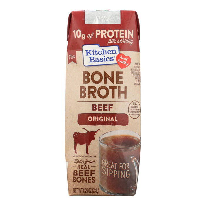 Kitchen Basics Beef Bone Broth (12 Pack - 8.25 Fl Oz Each)