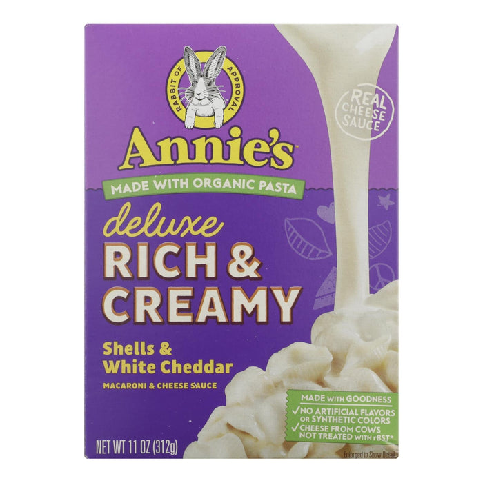 Annie's Homegrown Mac & Cheese Deluxe Shells, 11 Oz. (Pack of 12)