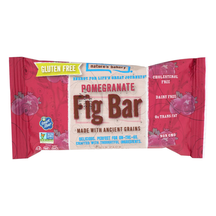 Nature's Bakery Gluten-Free Pomegranate Fig Bars (Pack of 12, 2 Oz.)