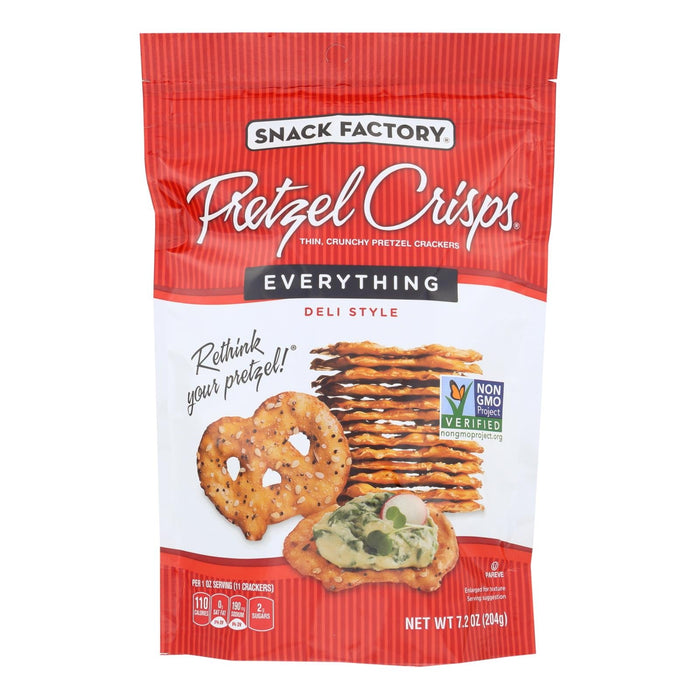 Pretzel Crisps Everything (Pack of 12 - 7.2 Oz.)