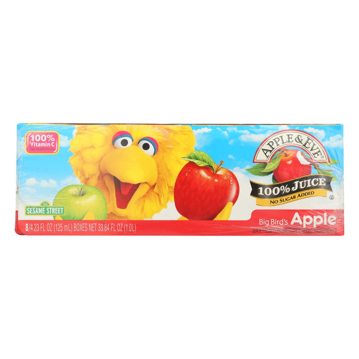 Apple and Eve Sesame Street Big Bird's Juice Apple (Pack of 6 - 6 Bags)