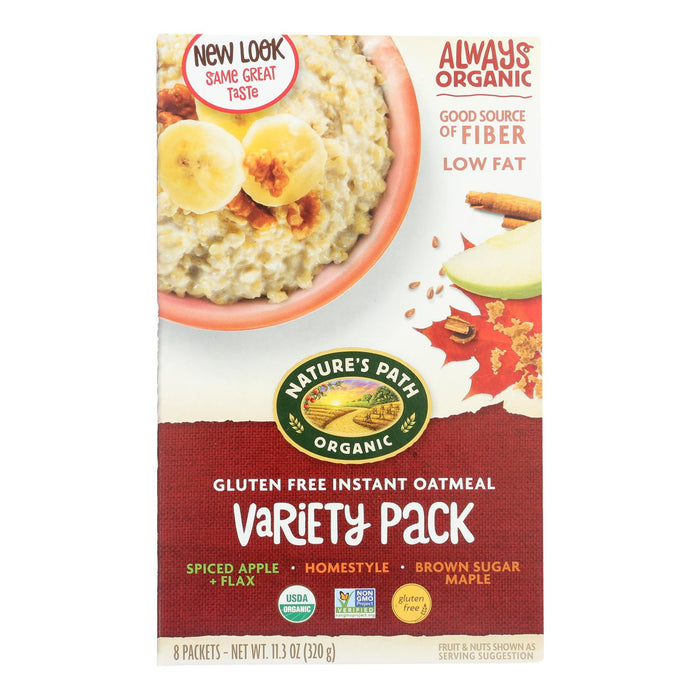 Nature's Path Organic Instant Hot Oatmeal Variety Pack (Pack of 6 - 11.3 Oz. Each)