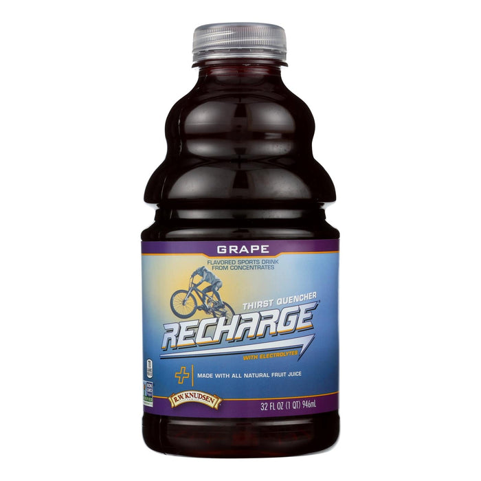 Rw Knudsen Petrecharge Grape Juice - Immunity Boosting, High Antioxidants (Pack of 6) - 32 Fl Oz.