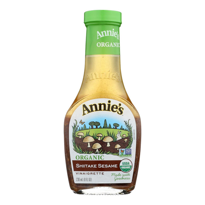 Annie's Naturals Organic Shiitake & Sesame Vinaigrette (Pack of 6 - 8 Fl Oz.)