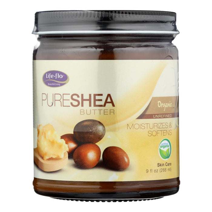 Life-Flo Pure Shea Butter: USDA Organic, Moisturizing, Nourishing for Skin and Hair (9 Fl Oz)