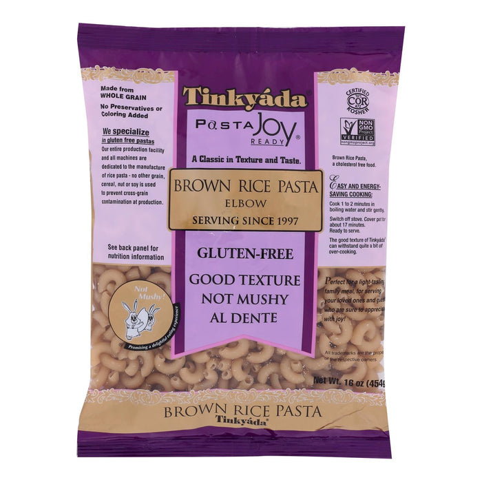 Tinkyada Brown Rice Elbows, 16 Oz. (Pack of 12)