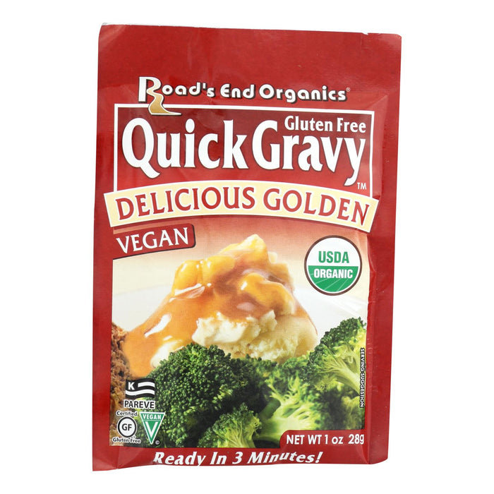 Road's End Organics Golden Organic Gravy Mix for Rich Flavored Sauces (Pack of 12 - 1 Oz)