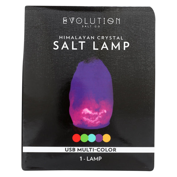 Evolution Salt Lamp  - USB Natural Multi-Color Changing