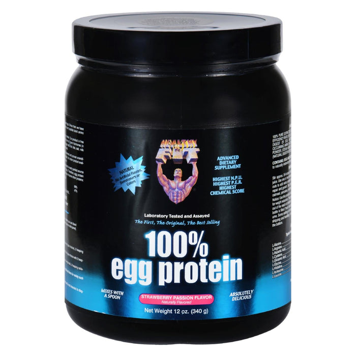 Healthy 'n Fit Egg Protein 100% - Strawberry Passion - 12 Oz