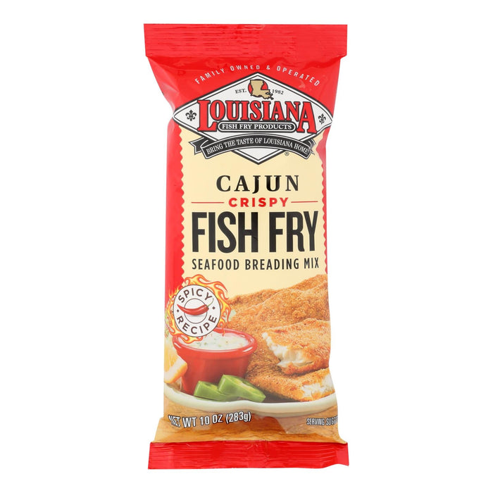 La Fish Fry Cajun Fish Fry Seasoning - 10 Oz, Pack of 12