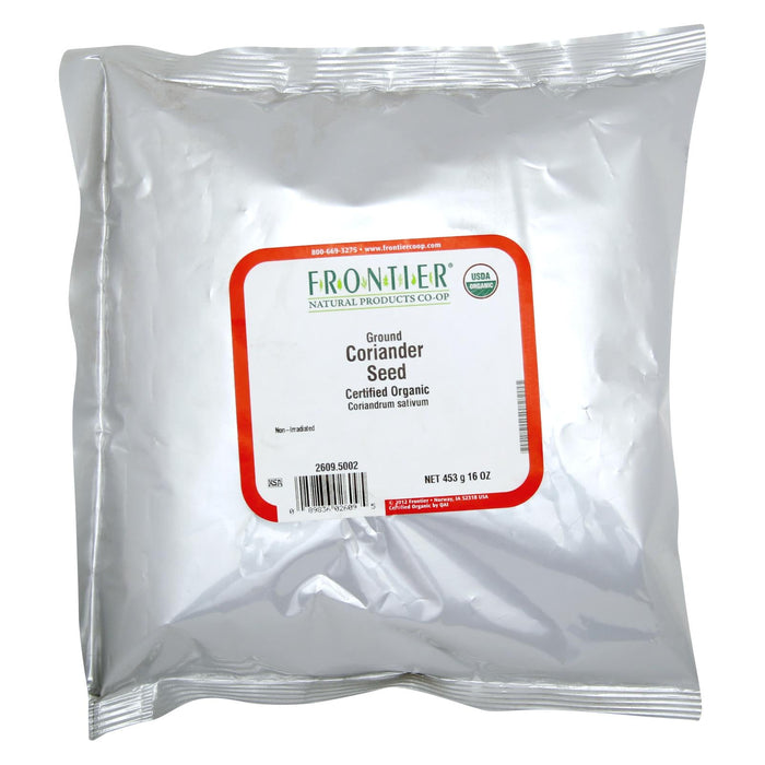 Frontier Herb Organic Ground Coriander Seed, 1lb