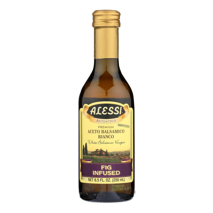 Alessi White Balsamic Fig Infused Vinegar (Pack of 6 - 8.5 Fl Oz.)