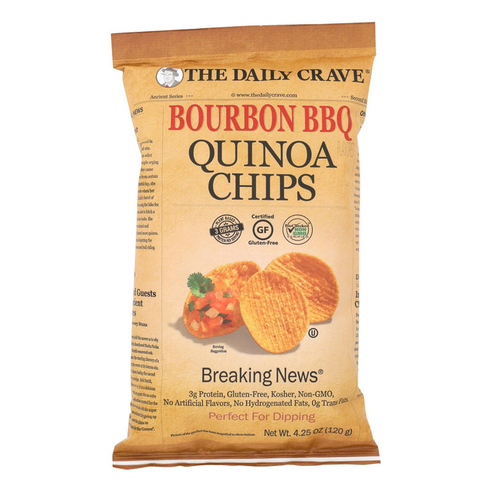 The Daily Crave Bourbon BBQ Quin Chips (Pack of 8 - 4.25 Oz.)