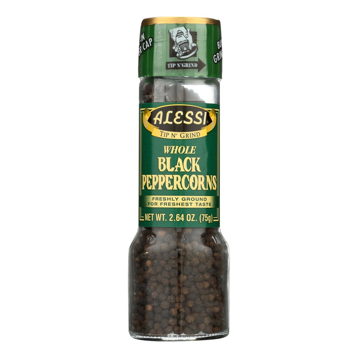 Alessi Grinder: Premium Large Whole Black Peppercorns (2.64 Oz.)