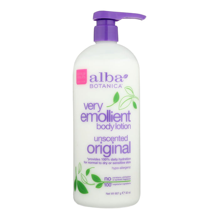 Alba Botanica Very Emollient Fragrance-Free Body Lotion (32 Fl Oz)