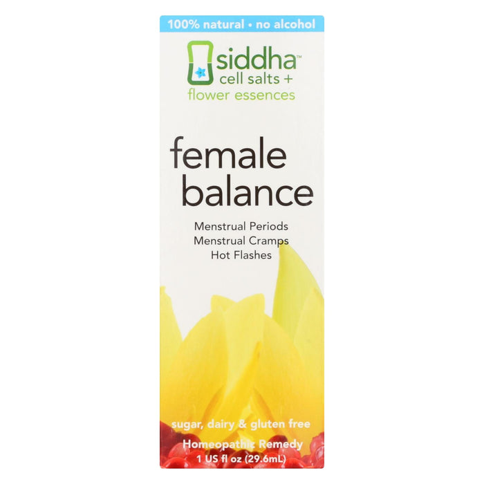 Siddha Flower Essences: Female Balance - 1 Fl Oz. for Hormonal Harmony