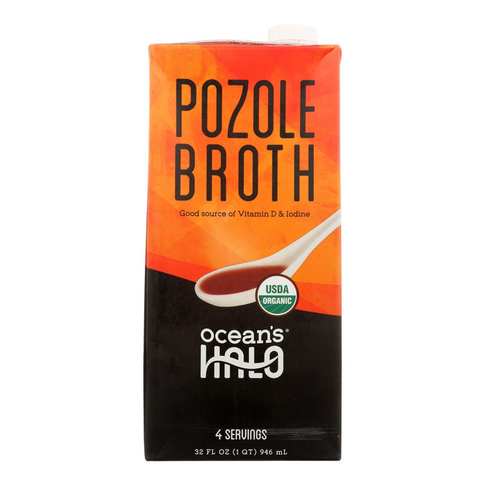 Ocean's Halo Vegetarian Pozole Broth (Pack of 6 - 32 Fl Oz.)