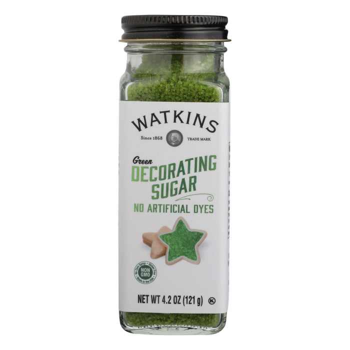 Watkins Green Decorating Sugar (3-Pack, 4.2 Oz. Each)