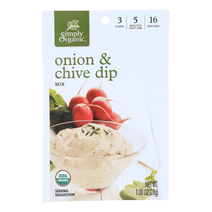 Simply Organic Onion and Chive Dip Mix (12 Pack, 1 Oz. Each)