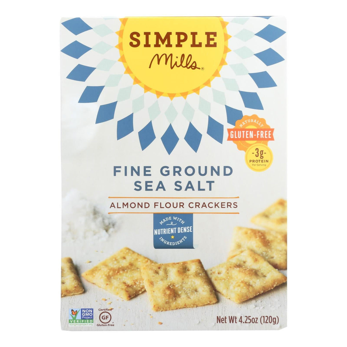 Simple Mills Almond Flour Crackers (Pack of 6 - 4.25 Oz.) - Grain-Free ...