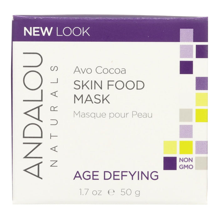 Andalou Naturals Skin Food Nourishing Mask with Avocado and Cocoa, 1.7 fl oz