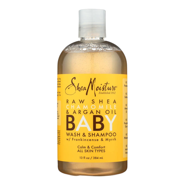 SheaMoisture Baby Wash & Shampoo - Gentle, Tear-Free, Sulfate-Free 13 Oz.