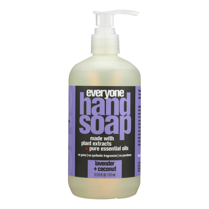 Everyone Lavender & Coconut Hand Soap - Gentle & Moisturizing for Soft, Clean Hands, 12.75 Oz