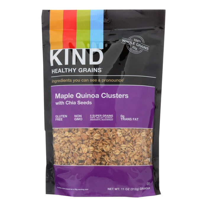 Kind Fruit and Nut Bars Clusters - Maple Walnut with Chia and Quinoa (Pack of 6) - 11 Oz