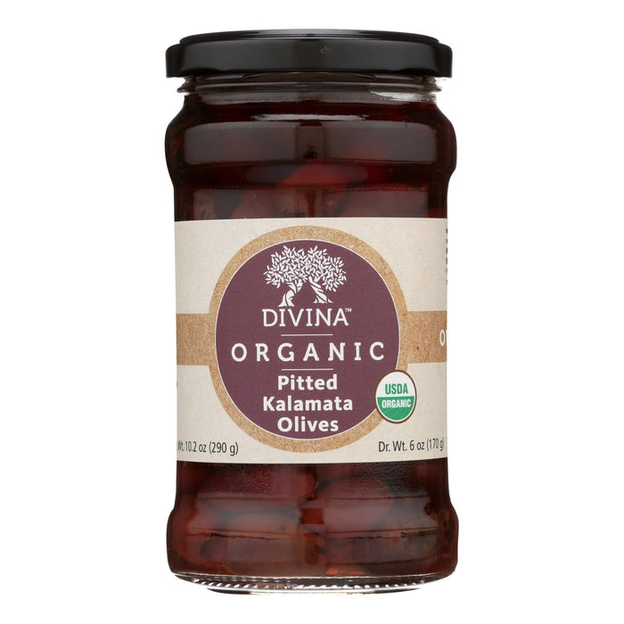 Divina Organic Pitted Kalamata Olives (6 x 6 Oz.)