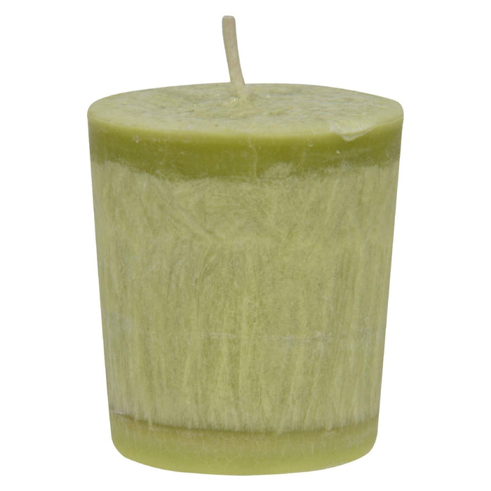 Aloha Bay Eco Palm Wax Votive Candle - Lemon Verbena - 2 Oz, Case of 12