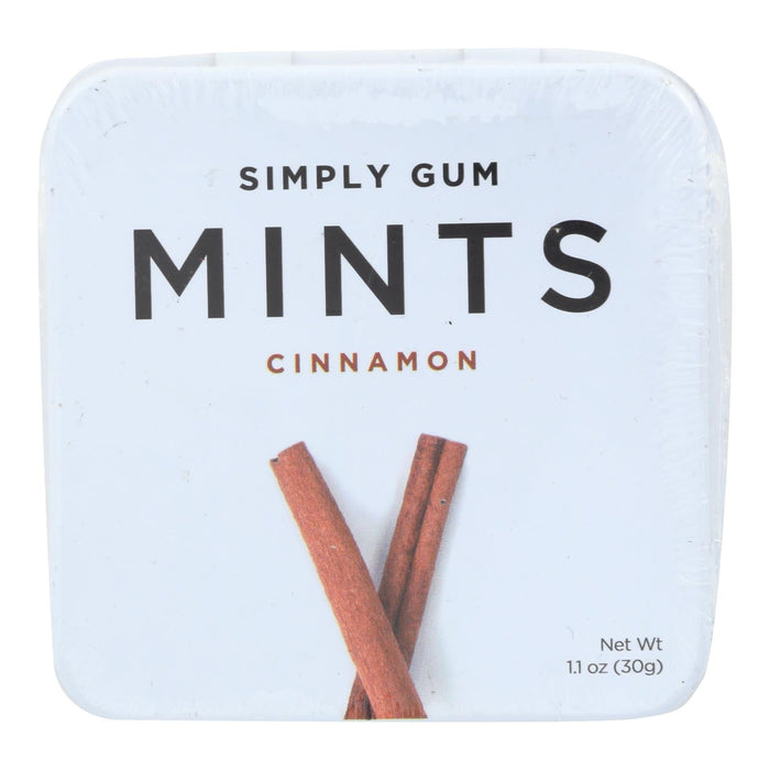 Simply Gum Cinnamon Mints 180 Count (Pack of 6)