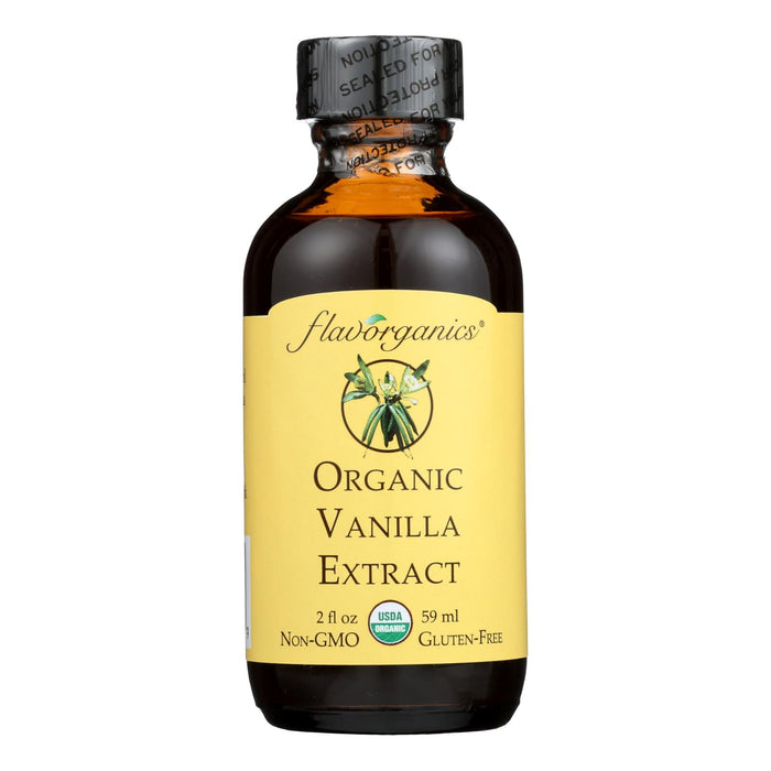 Organic Vanilla Flavorganics Extract (Pack of 12 - 2 Oz, Non-GMO, Kosher)