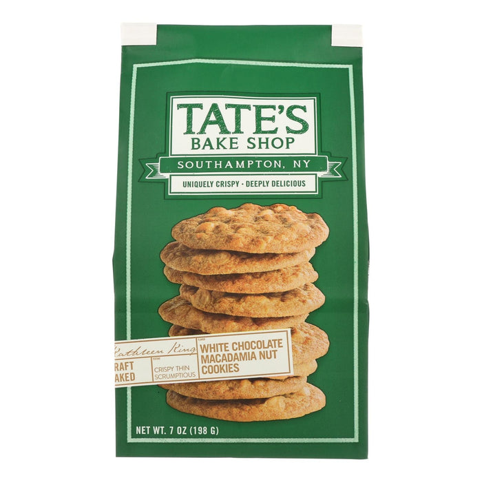 Tate's Bake Shop White Chocolate Macadamia Nut Cookies, 7 Oz. (Pack of 12)