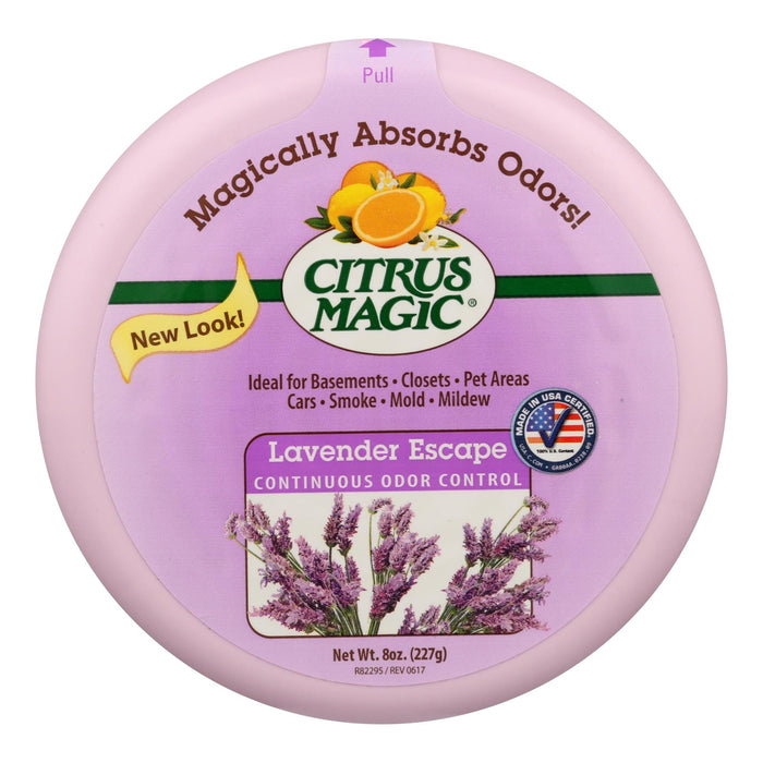 Citrus Magic Solid Air Freshener - Lavender, Pack of 6 - 8 Oz. Each