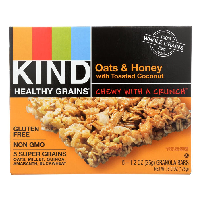 Kind Bars Granola Oats and Honey with Toasted Coconut, 1.2 Oz, 8 Pack