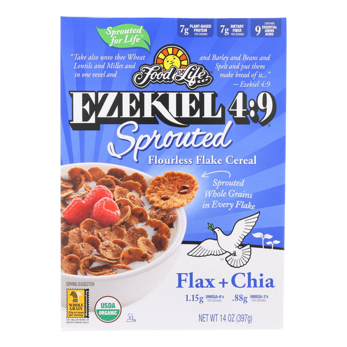 Food For Life Ezekiel 4:9 Sprouted Flourless Flake Cereal (Pack of 6 - 14 Oz.)