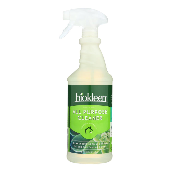 Biokleen Cleaner, Antibacterial Surface Spray with Essential Oils, 32 Fl Oz (Pack of 6)